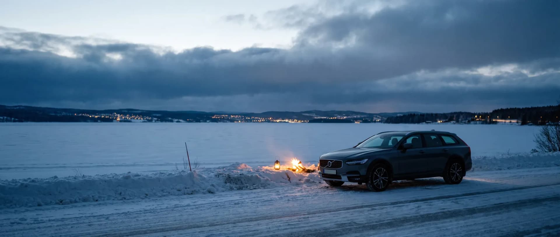 Vinterlandskap vid Storsjön